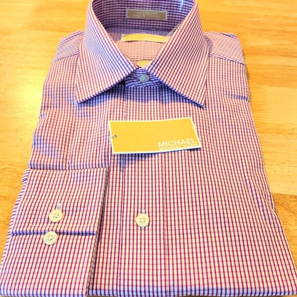 NWT Men Dress Shirt Michael Kors 066303 16 X 34/35, 16 X 32/33 - Picture 2 of 2